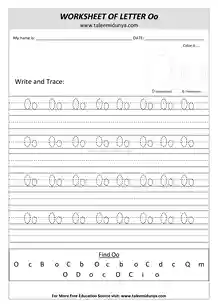 worksheet Oo